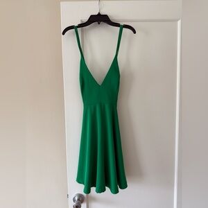 Forever 21 Green Strappy Dress